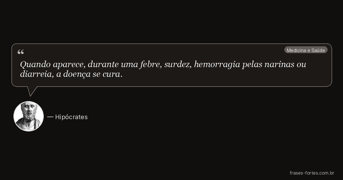 Frase de Hipócrates