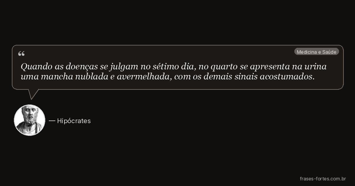 Frase de Hipócrates