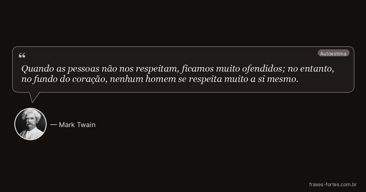 Frase de Mark Twain