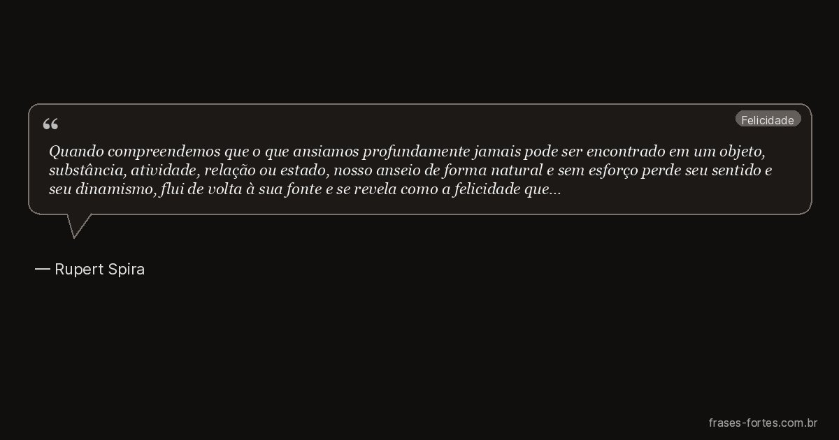Frase de Rupert Spira