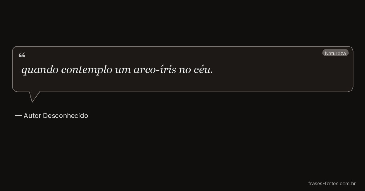 Frase de Autor Desconhecido