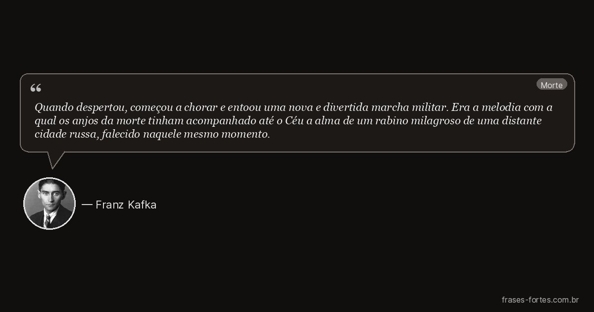 Frase de Franz Kafka