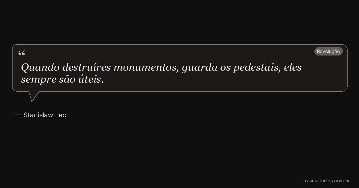 Frase de Stanislaw Lec