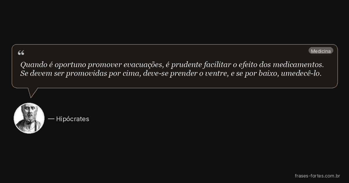 Frase de Hipócrates