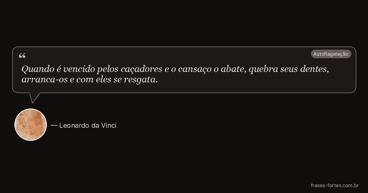 Frase de Leonardo da Vinci