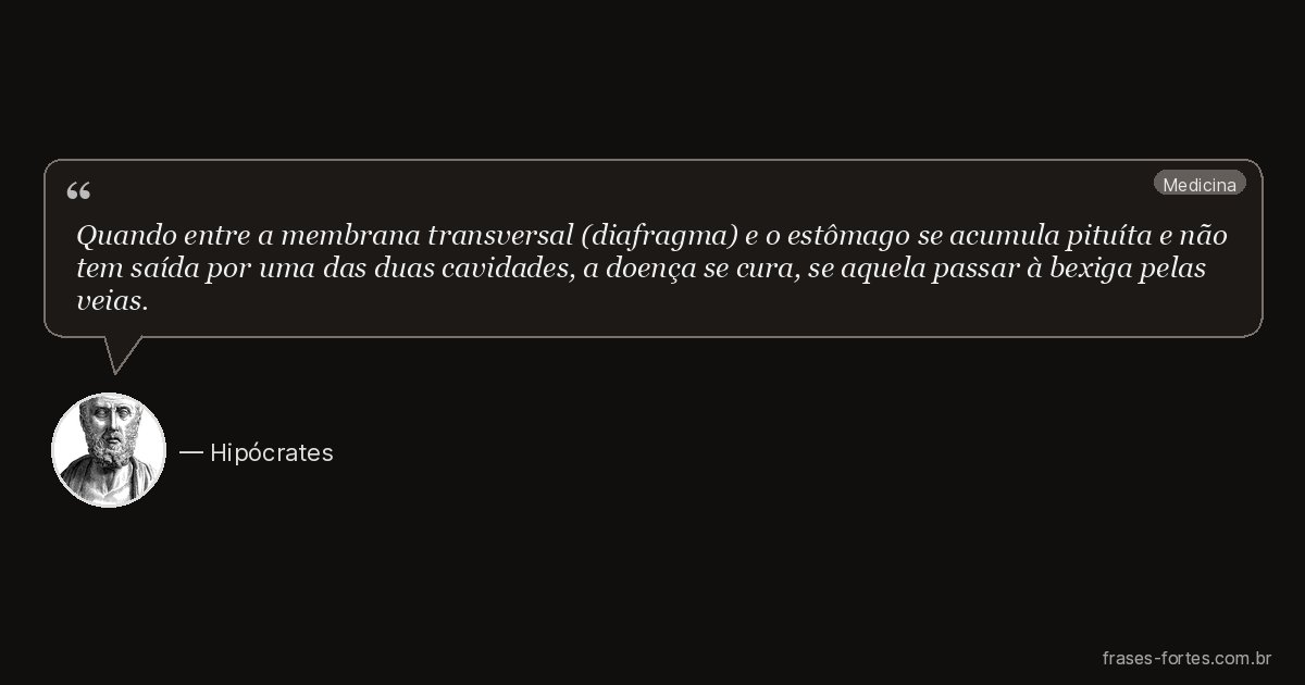 Frase de Hipócrates