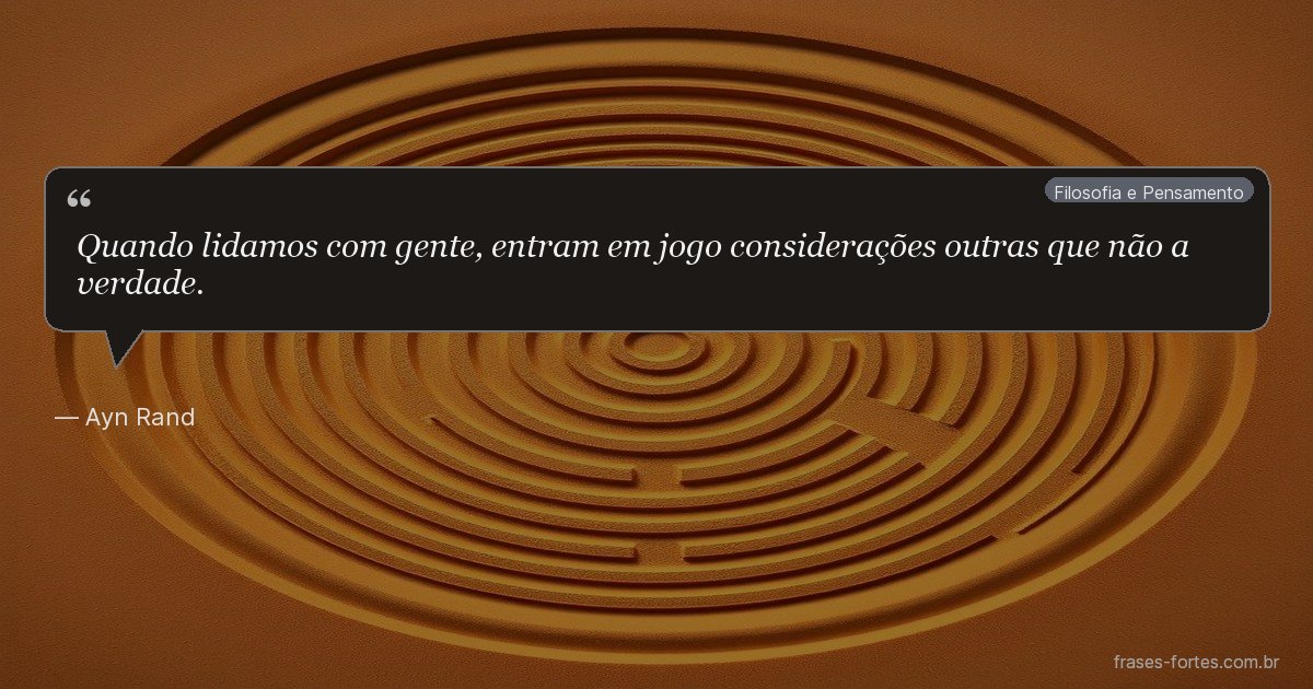 Frase de Ayn Rand