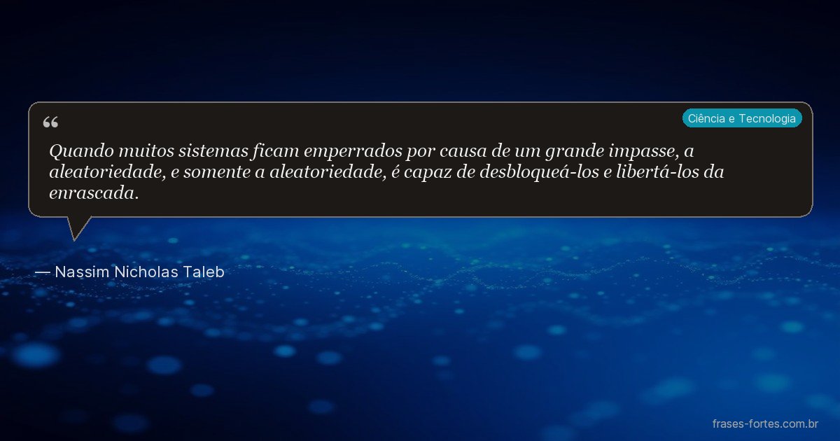 Frase de Nassim Nicholas Taleb