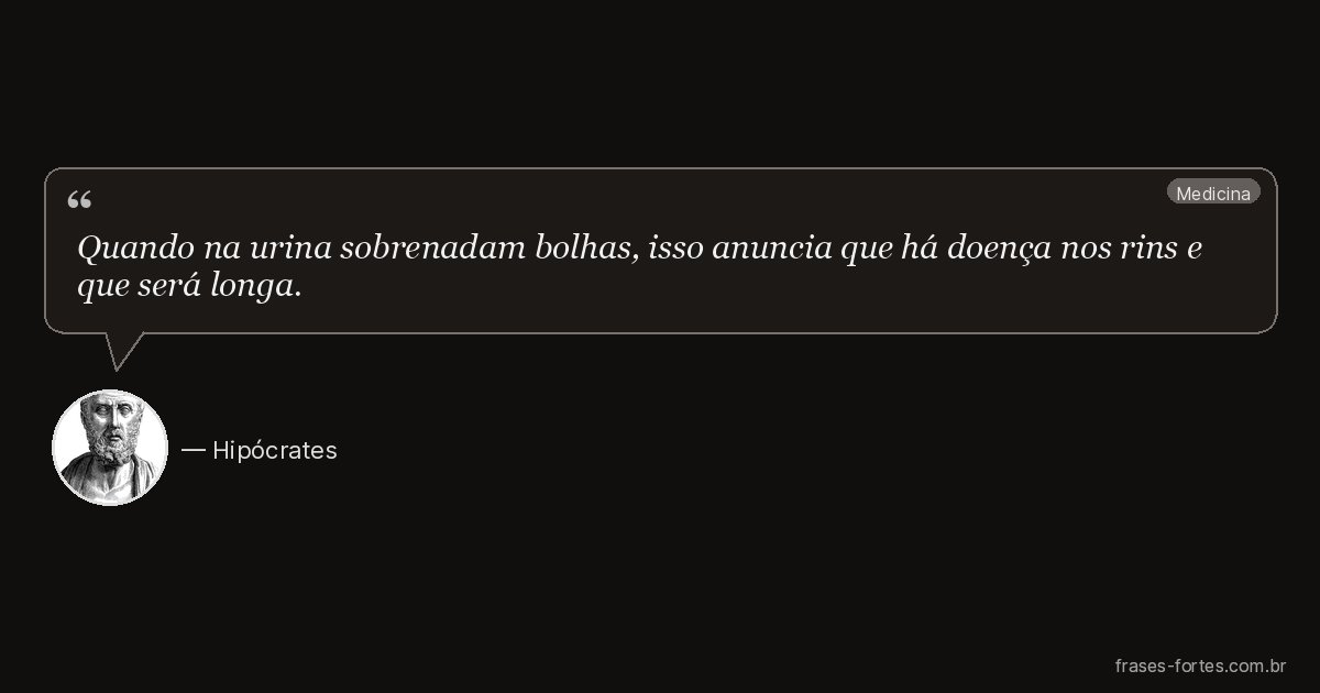 Frase de Hipócrates