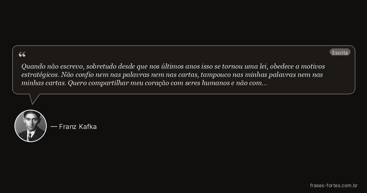 Frase de Franz Kafka