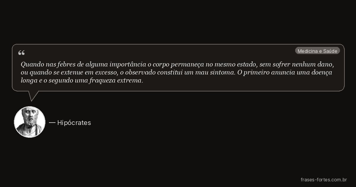 Frase de Hipócrates