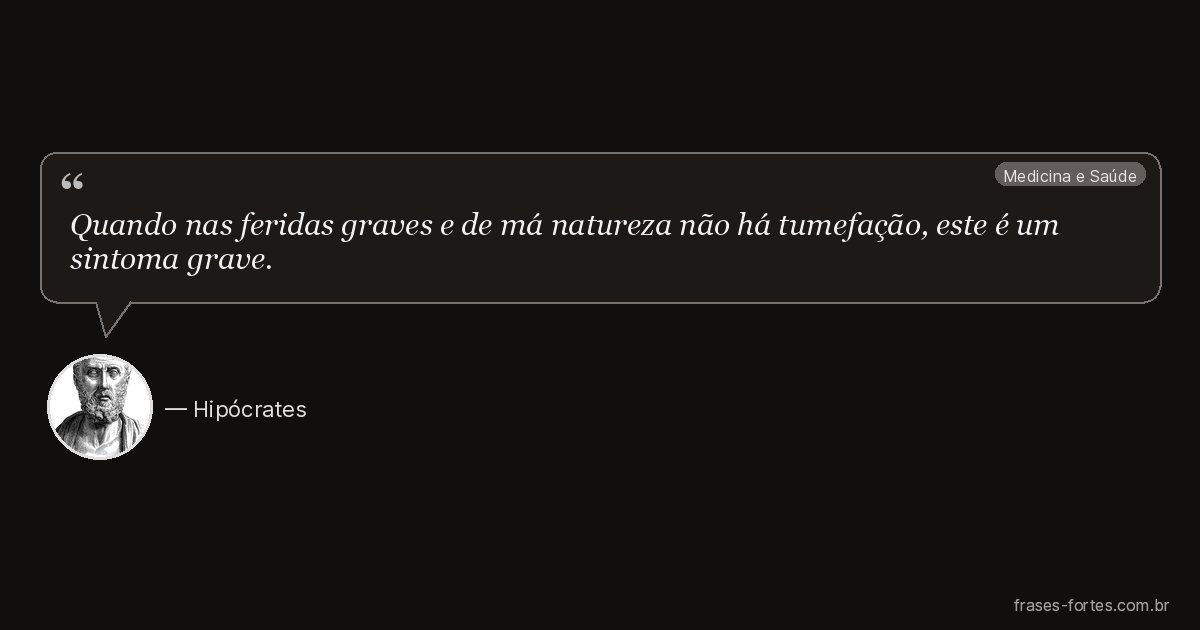 Frase de Hipócrates