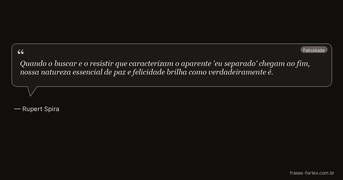 Frase de Rupert Spira