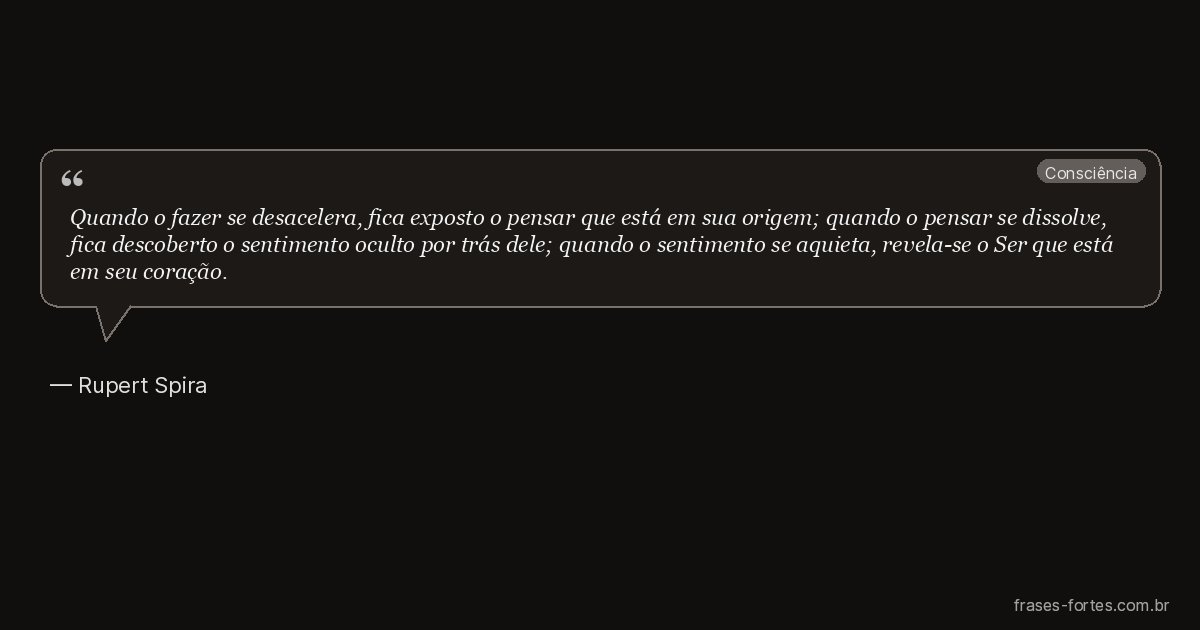 Frase de Rupert Spira