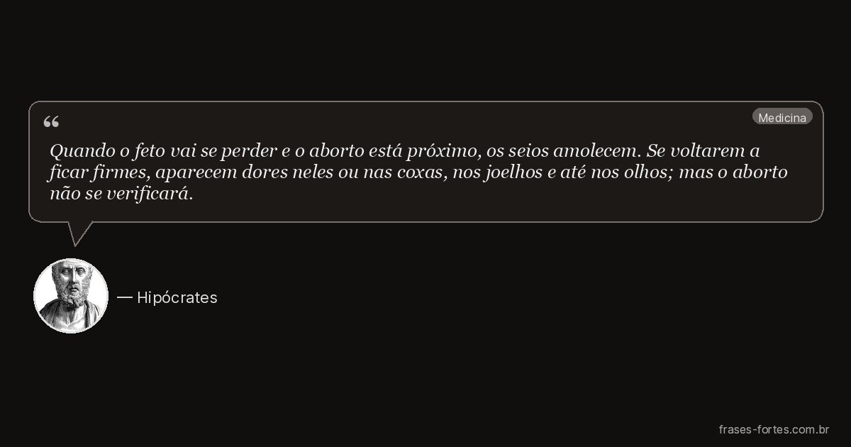 Frase de Hipócrates