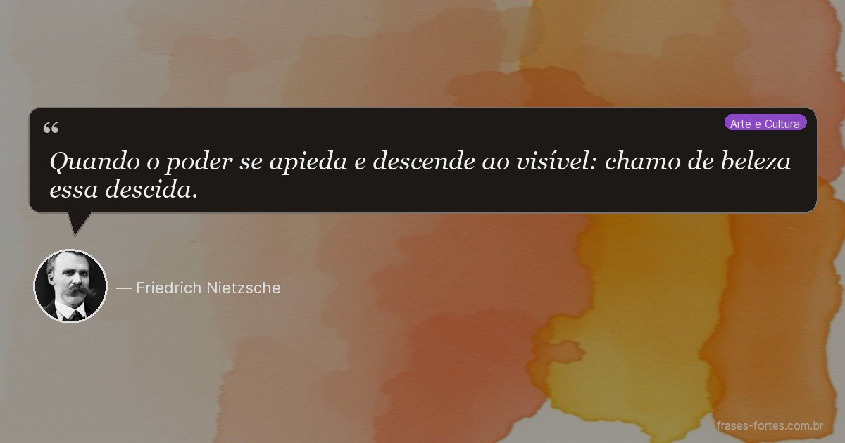 Frase de Friedrich Nietzsche