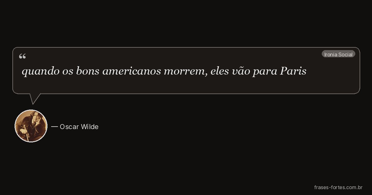 Frase de Oscar Wilde