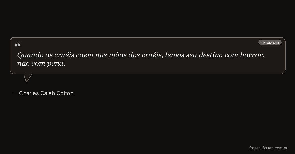 Frase de Charles Caleb Colton