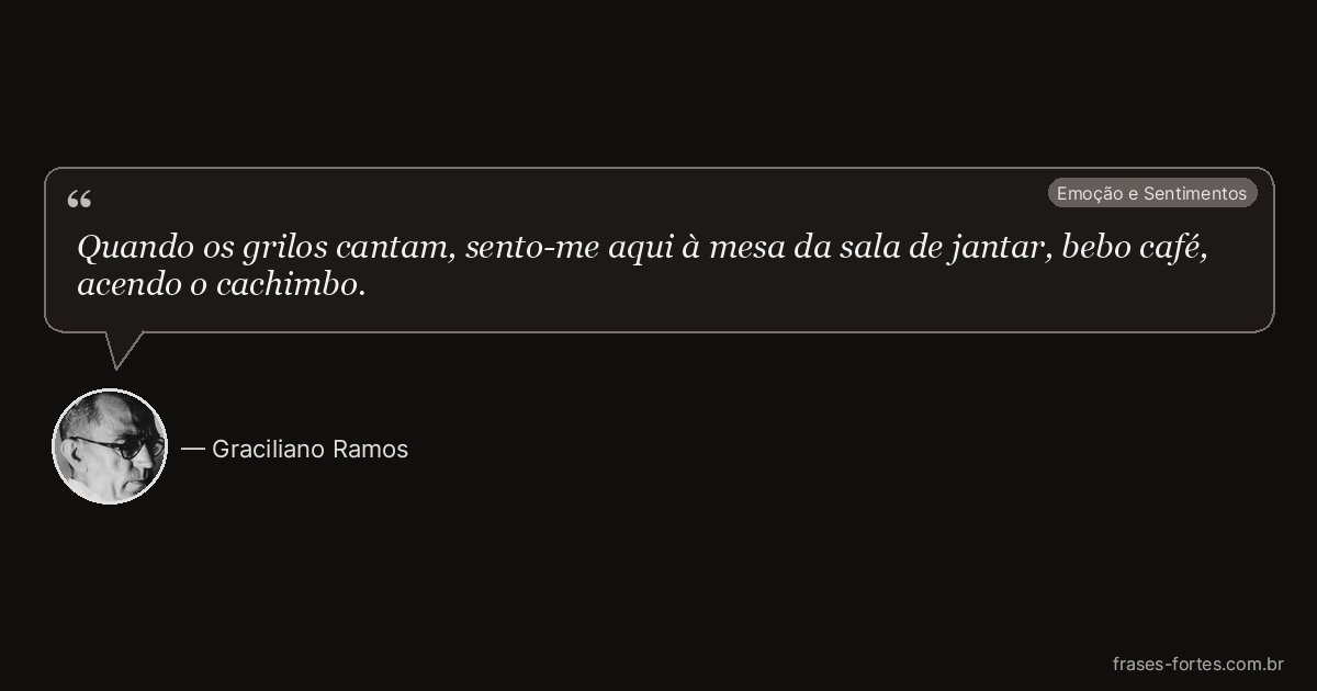 Frase de Graciliano Ramos