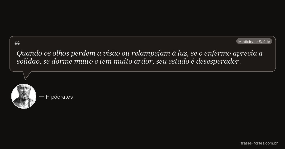 Frase de Hipócrates