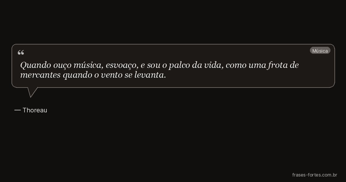Frase de Thoreau