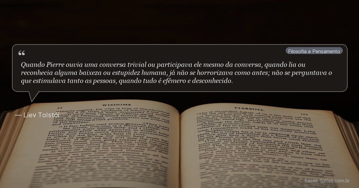 Frase de Liev Tolstói
