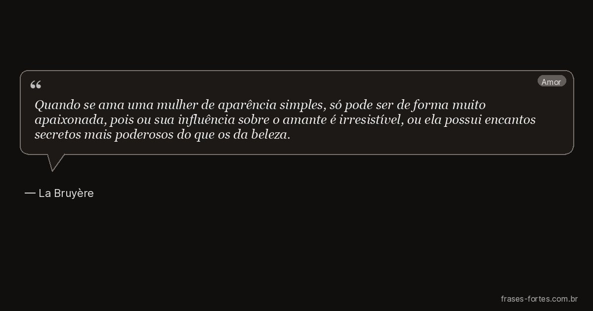 Frase de La Bruyère
