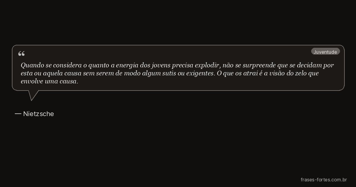 Frase de Nietzsche