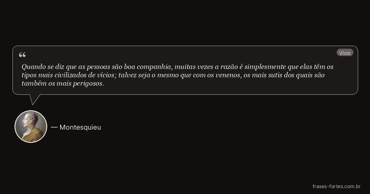 Frase de Montesquieu