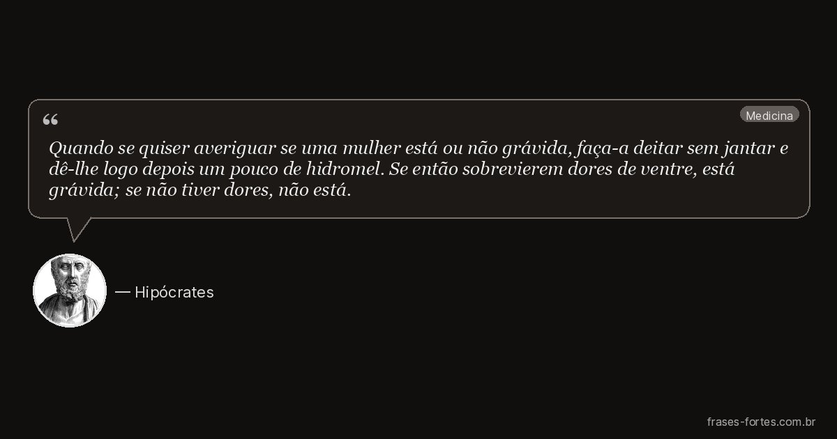 Frase de Hipócrates