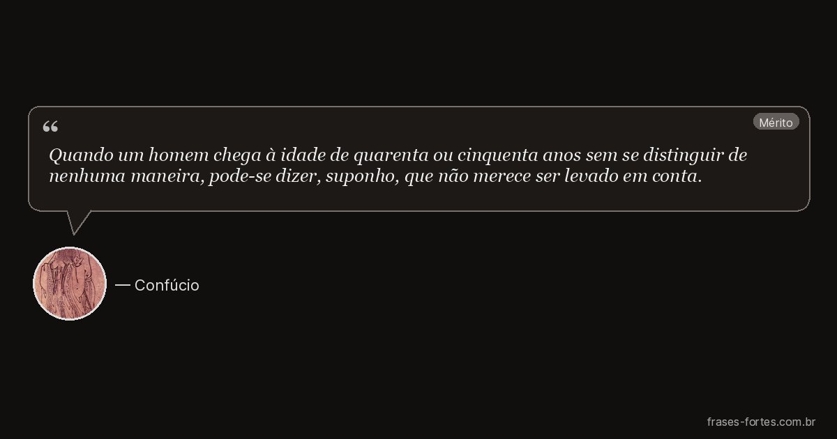 Frase de Confúcio