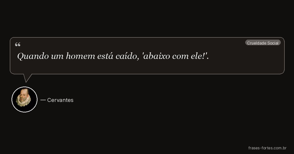 Frase de Cervantes
