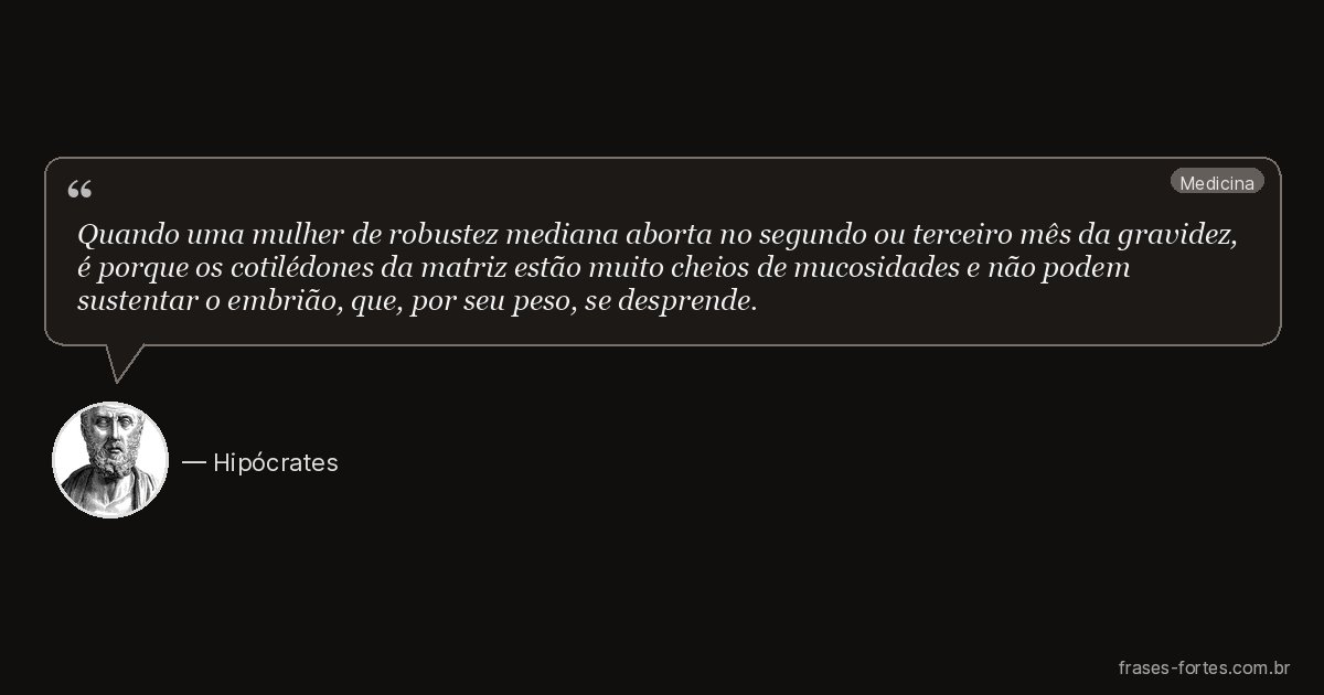 Frase de Hipócrates