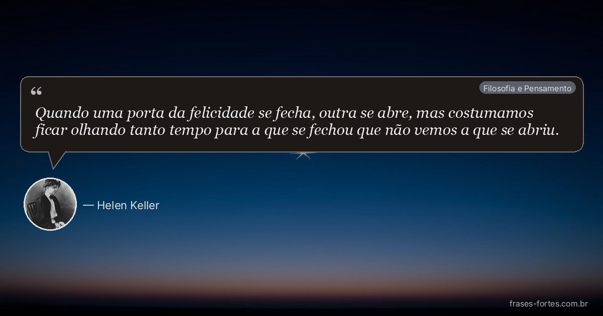 Frase de Helen Keller