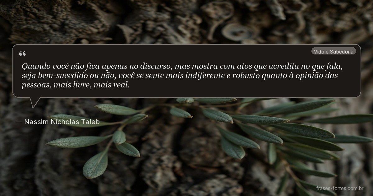 Frase de Nassim Nicholas Taleb