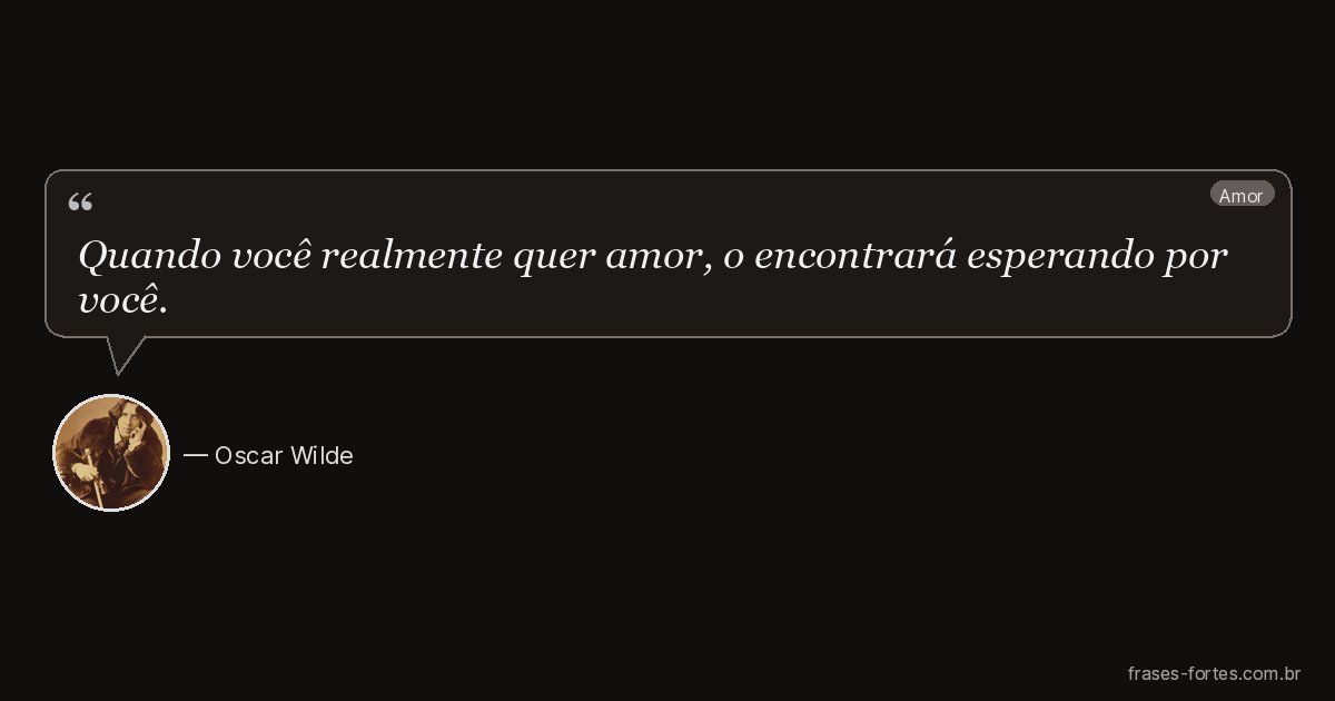 Frase de Oscar Wilde