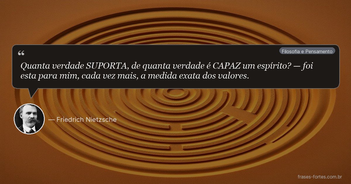 Frase de Friedrich Nietzsche