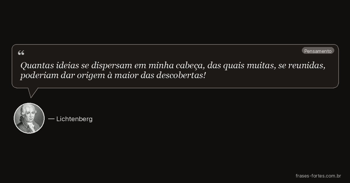 Frase de Lichtenberg
