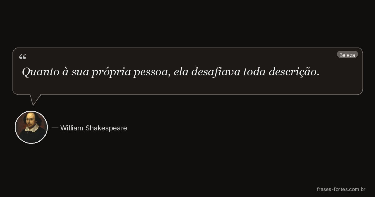 Frase de William Shakespeare