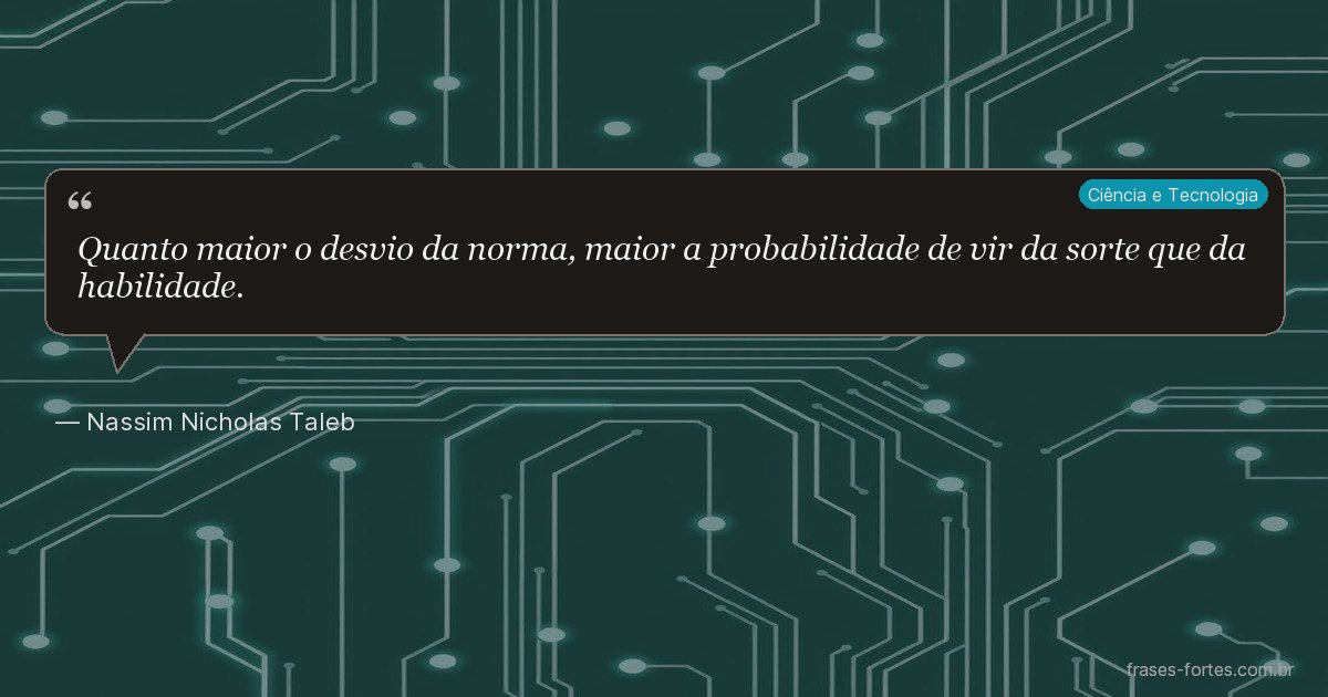 Frase de Nassim Nicholas Taleb