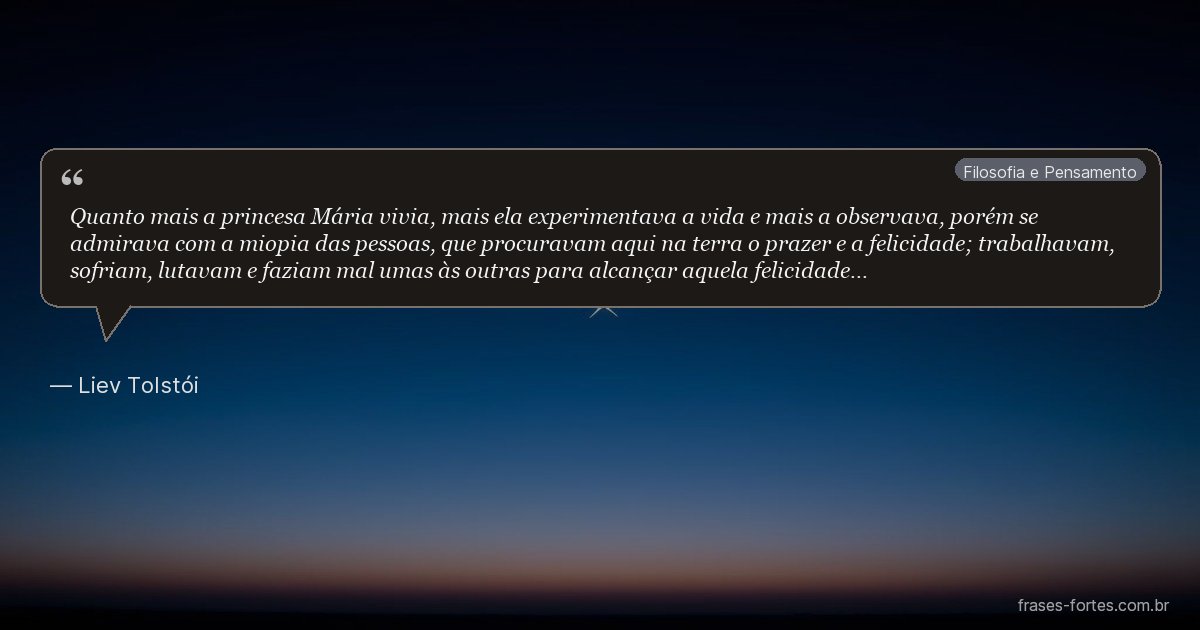 Frase de Liev Tolstói