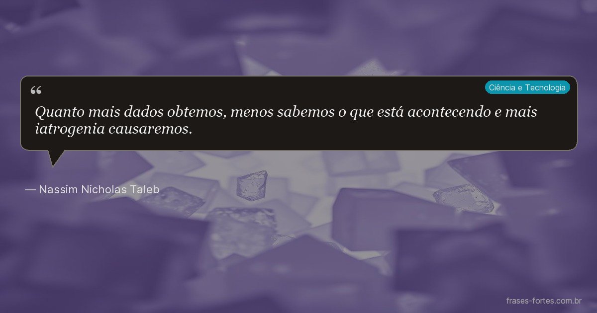 Frase de Nassim Nicholas Taleb