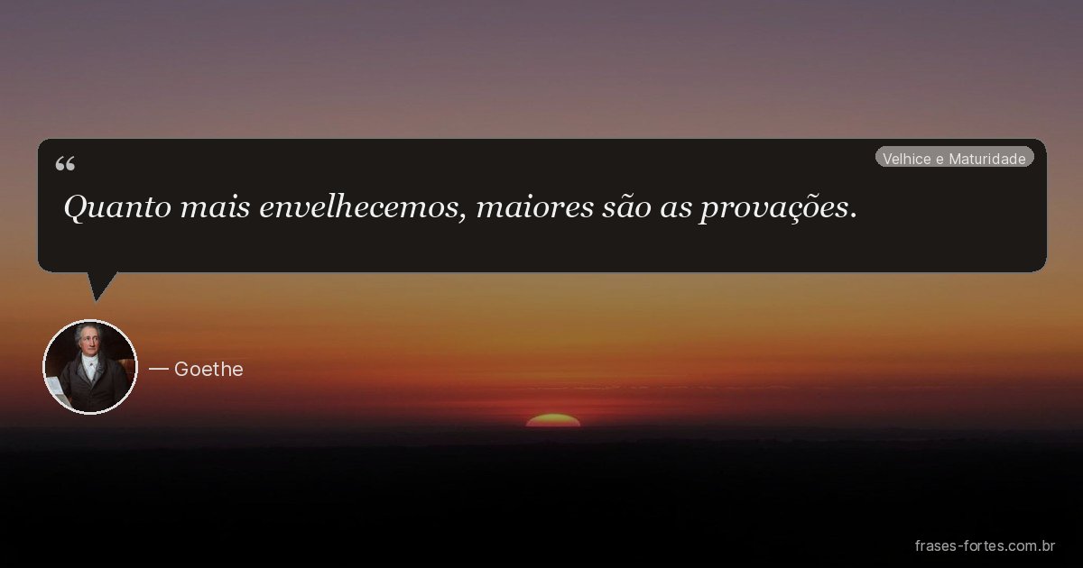 Frase de Goethe