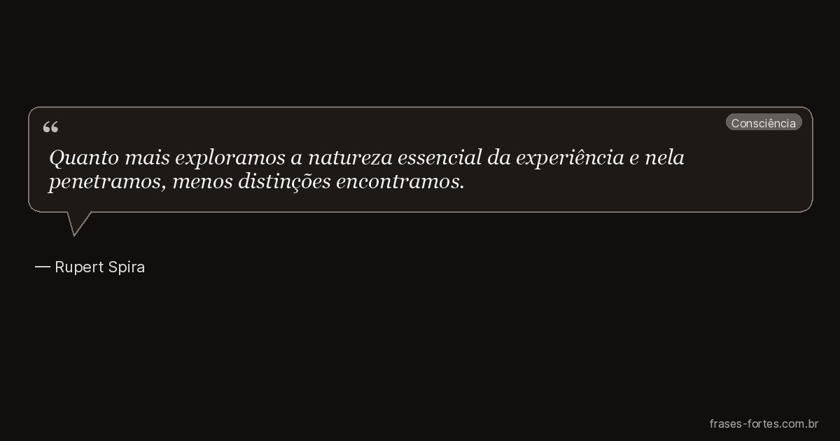 Frase de Rupert Spira