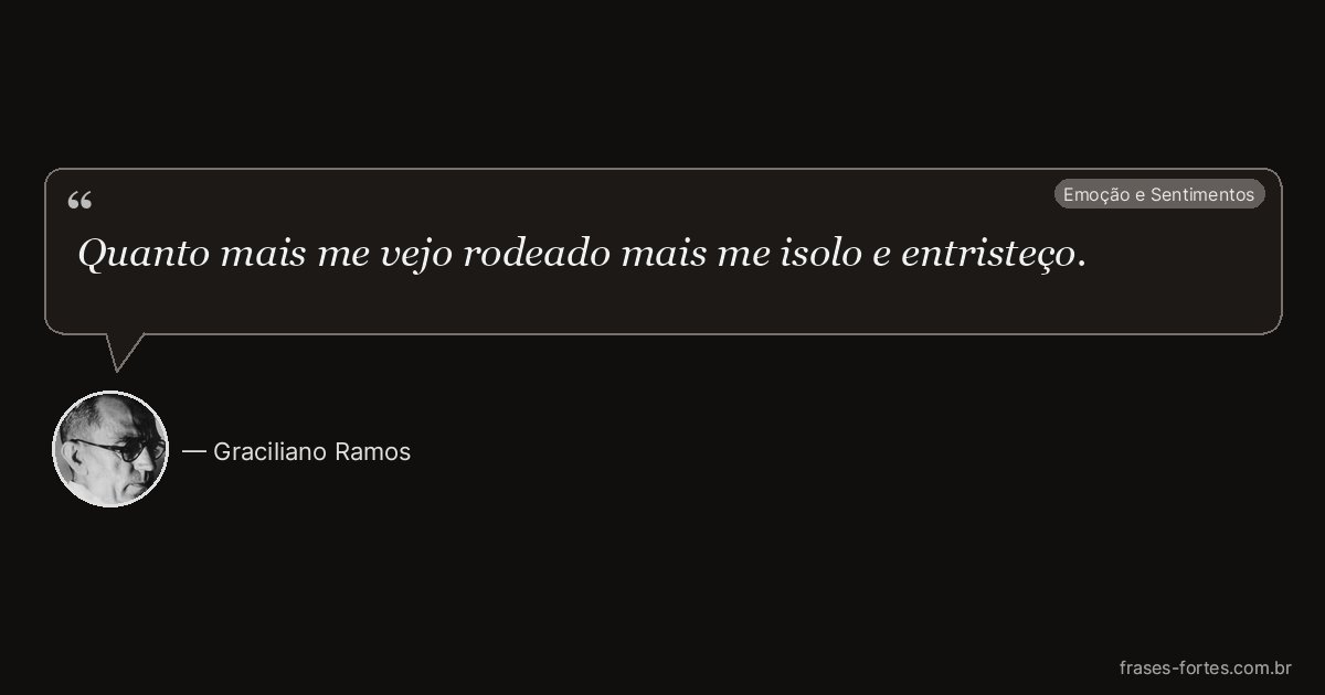 Frase de Graciliano Ramos