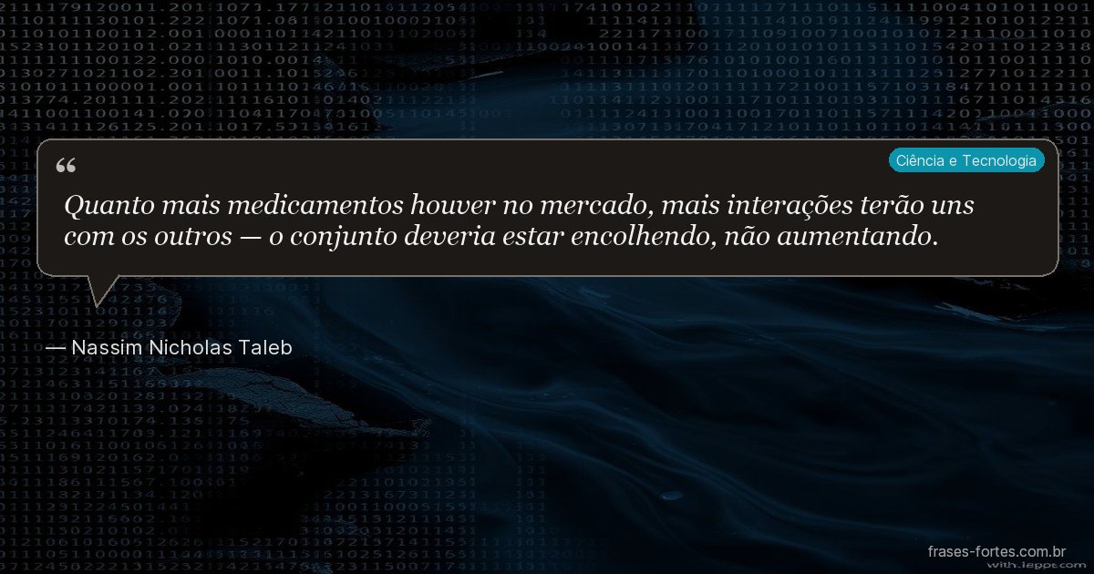 Frase de Nassim Nicholas Taleb