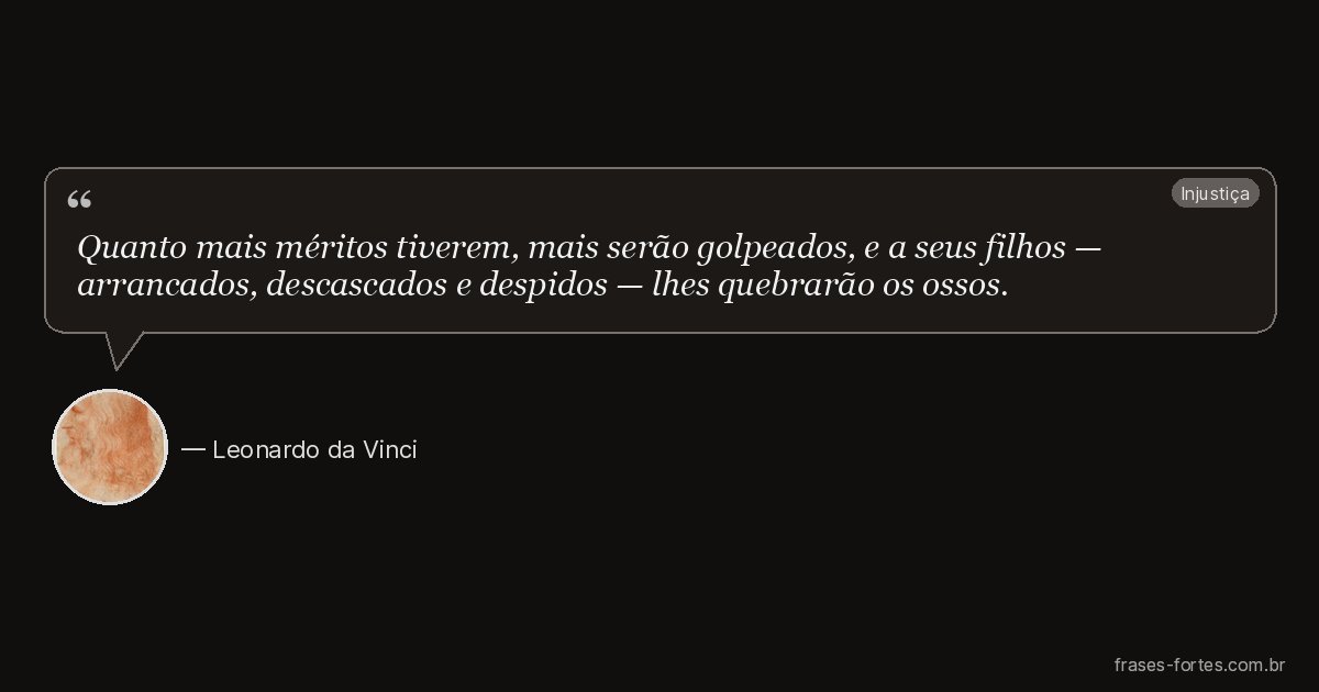 Frase de Leonardo da Vinci