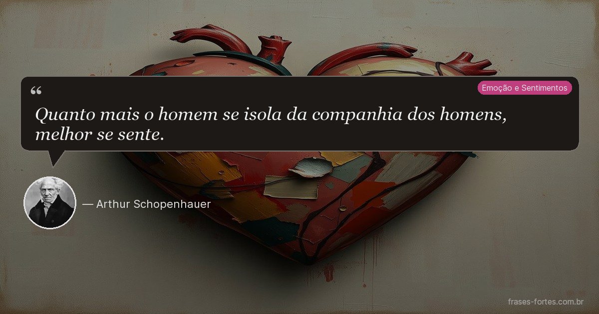 Frase de Arthur Schopenhauer
