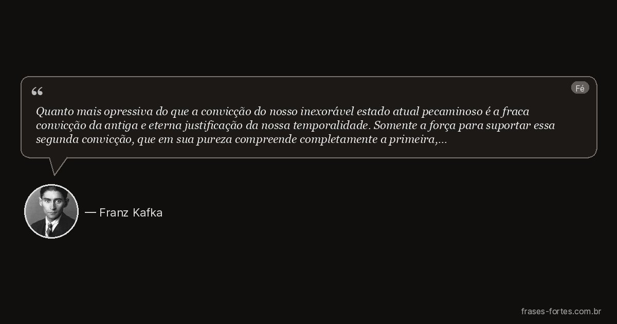 Frase de Franz Kafka