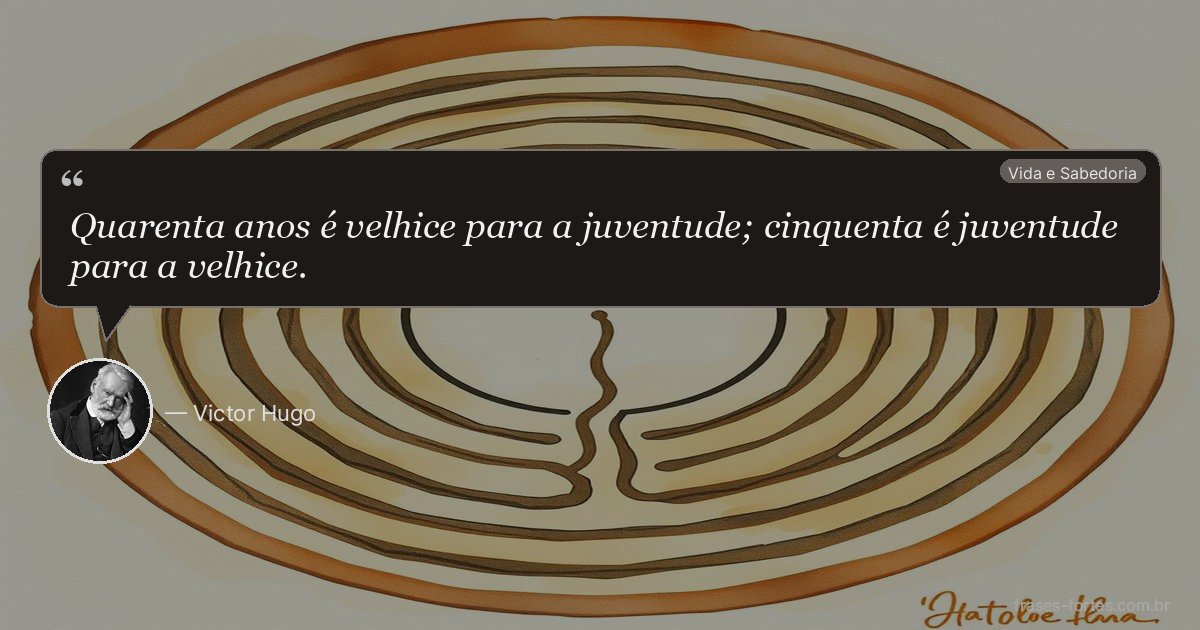 Frase de Victor Hugo